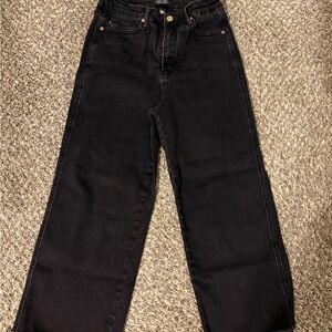 Judy Blue Black Wide Leg Jeans